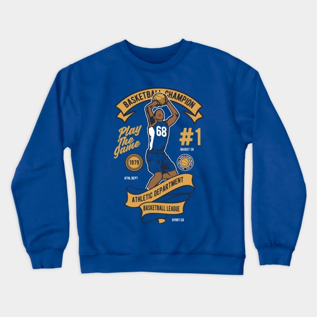 BASKETBALL CHAMPION - Athletic Department Crewneck Sweatshirt by Animox